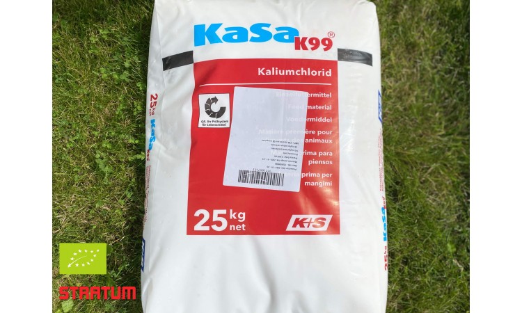 Kalio chloridas KaSa K99 (pašarų priedas), 25 kg Kalio chloridas KaSa K99 (pašarų priedas), 25 kg